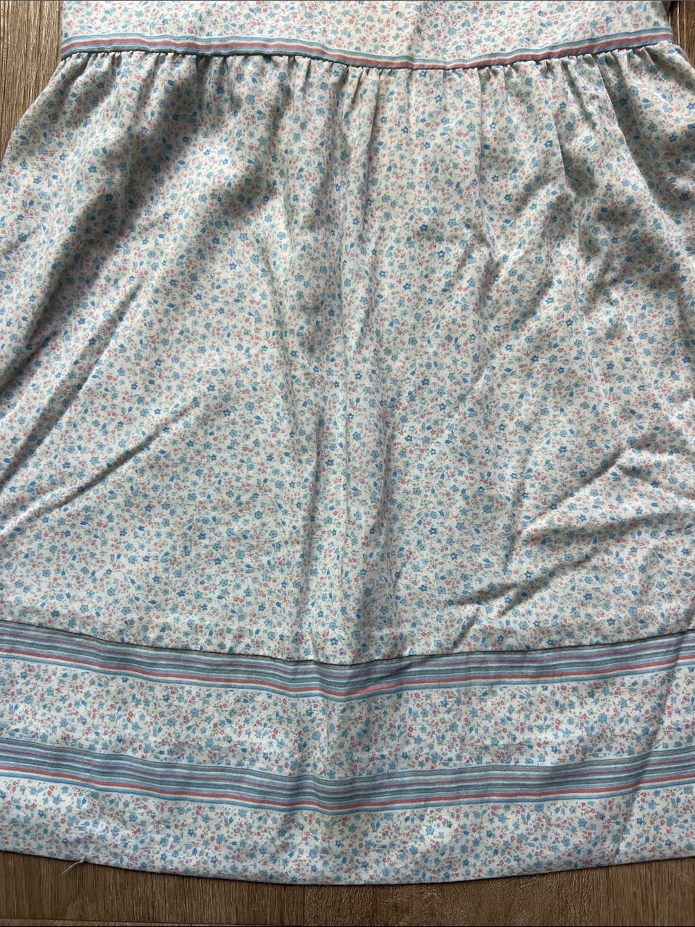 Vintage Jayne Avery Girls Multicolor Floral Dress with Collar & Bows Size 6 - Picture 5 of 12